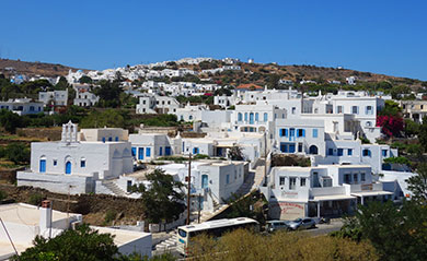 Die Dörfer der Insel Sifnos in Kykladen