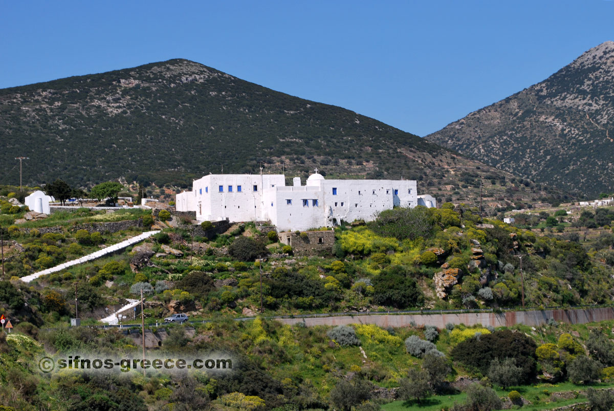 Das Kloster von Vrissi in Sifnos